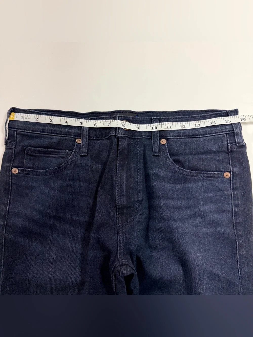 PAIGE Lennox Elton Dark Wash Slim Straight Jeans Mens Size 31